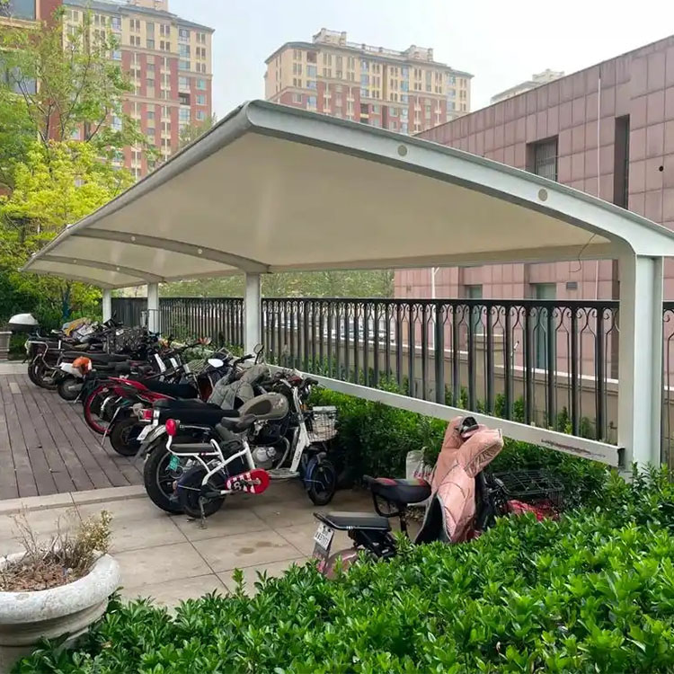 当阳市膜结构电动车棚